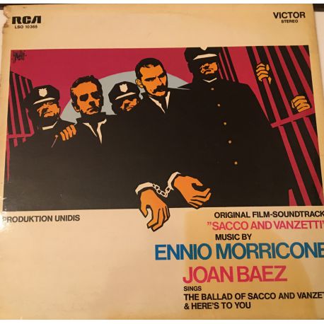 Ennio Morricone ‎– Sacco & Vanzetti (Original Soundtrack Recording) Plak