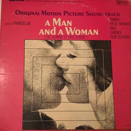 Francis Lai ‎– A Man And A Woman (Original Motion Picture Soundtrack) Plak