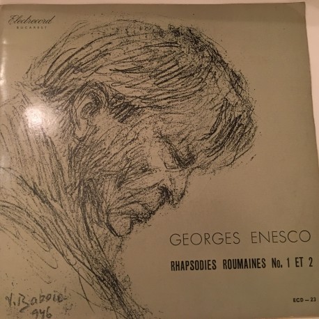 George Enescu - George Georgescu ‎– Rapsodia Romînă Nr. 1 / Rapsodia Romînă Nr. 2