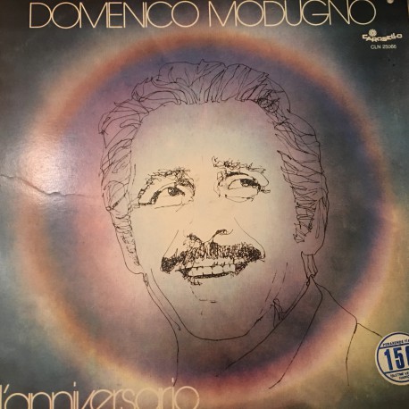 Domenico Modugno ‎– L' Anniversario Plak ( Türk Baskı)