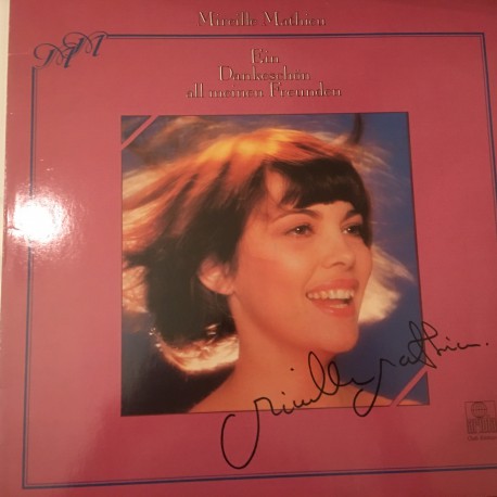 Mireille Mathieu ‎– Ein Dankeschön All Meinen Freunden Plak