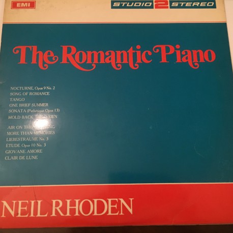 Neil Rhoden ‎– The Romantic Piano Plak