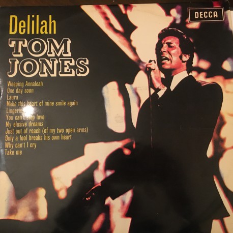 Tom Jones ‎– Delilah Plak ( Türk Baskı)