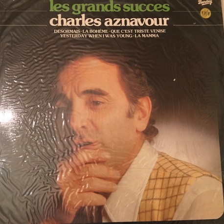 Charles Aznavour ‎– Les Grands Succes Plak (La Bohème-La Mamma--Desormais...